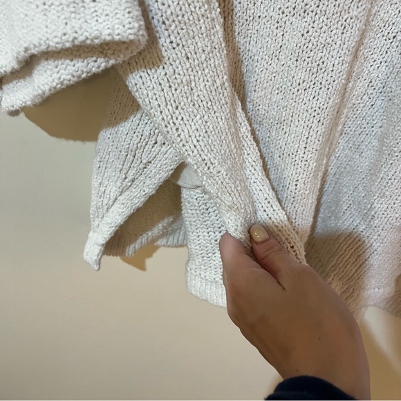 Free People | You Found Me knit tunic sweater, Ivory Cream - Picture 8 of 12